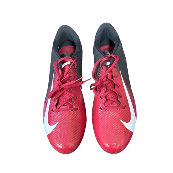 NIKE Vapor Untouchable Speed 3 TD Cleats AO3034-008 Red (MEN’S 16) “NO‎ BOX* New - Picture 3 of 12